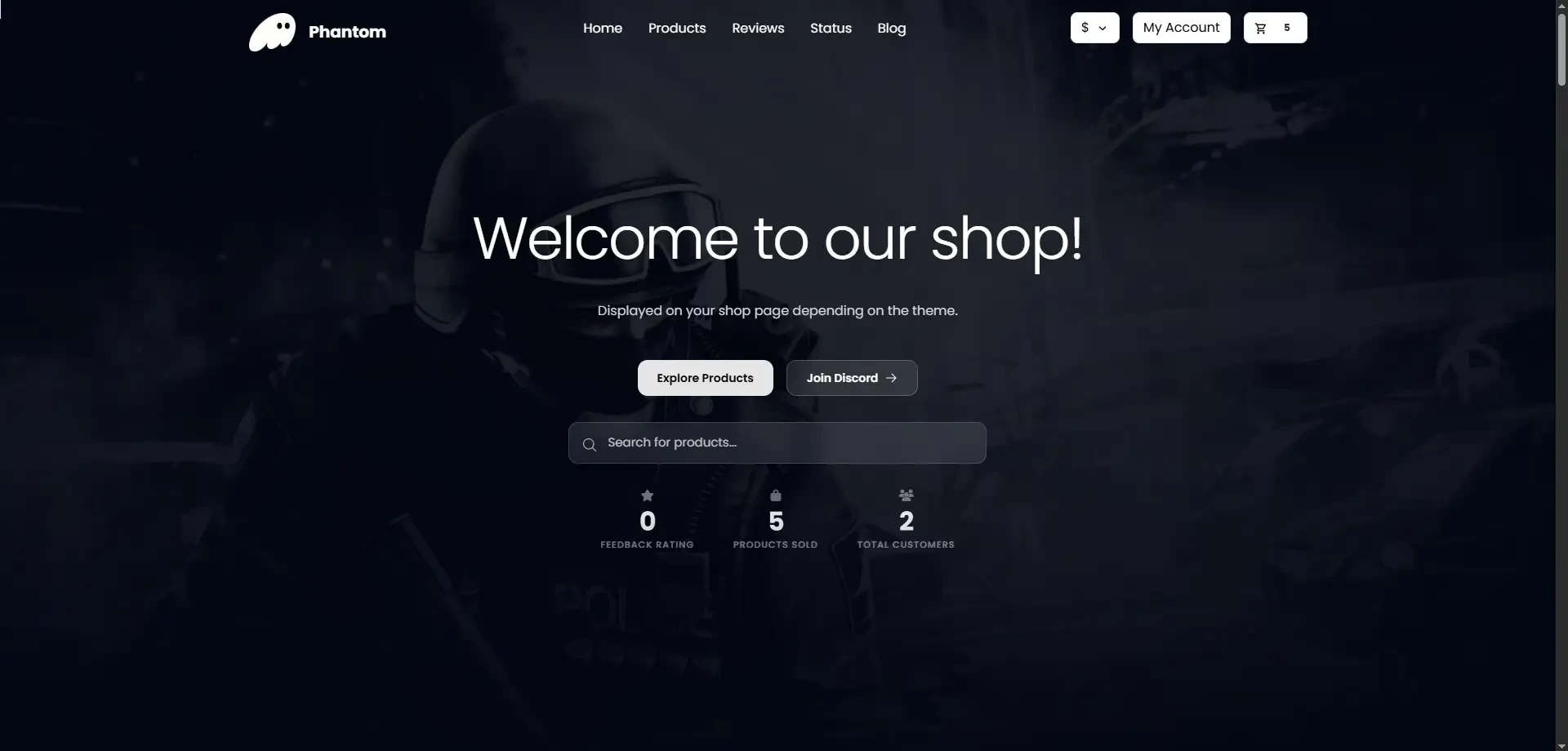Phantom | Theme