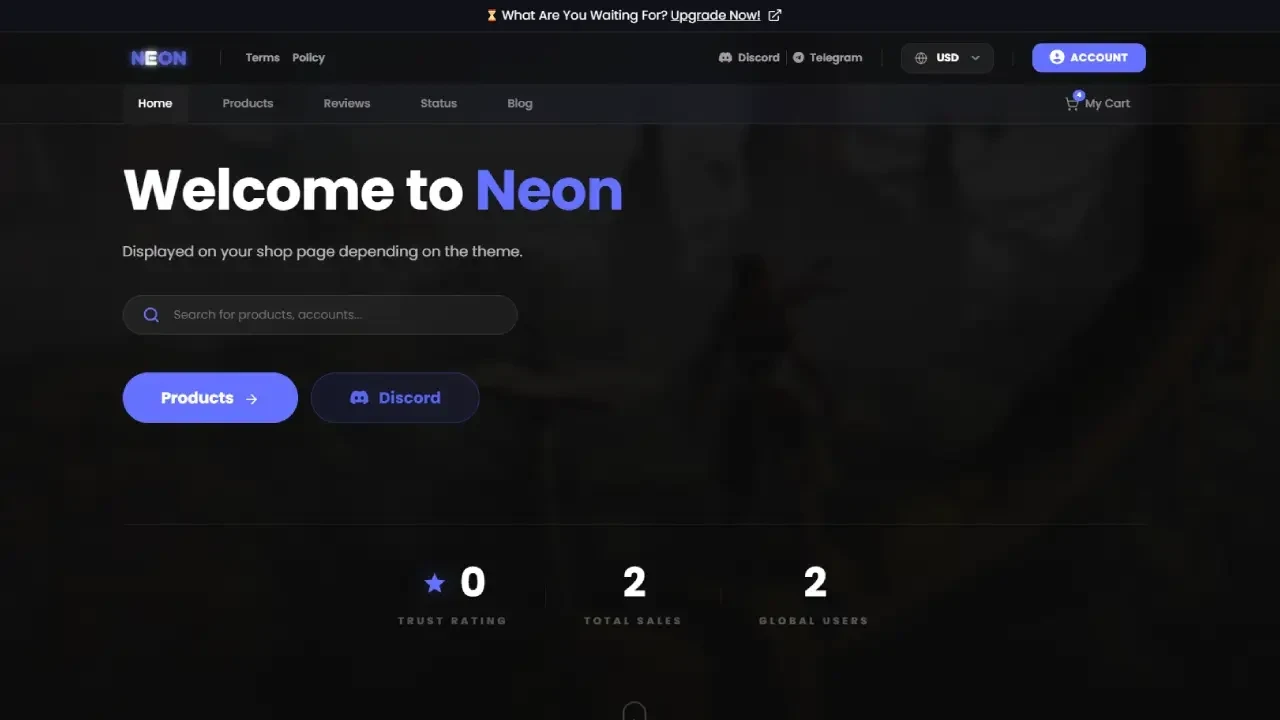 Neon [ RED ] | Theme